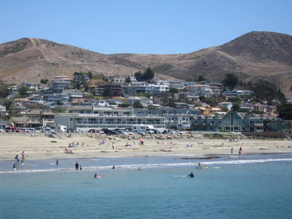 Cayucos beach