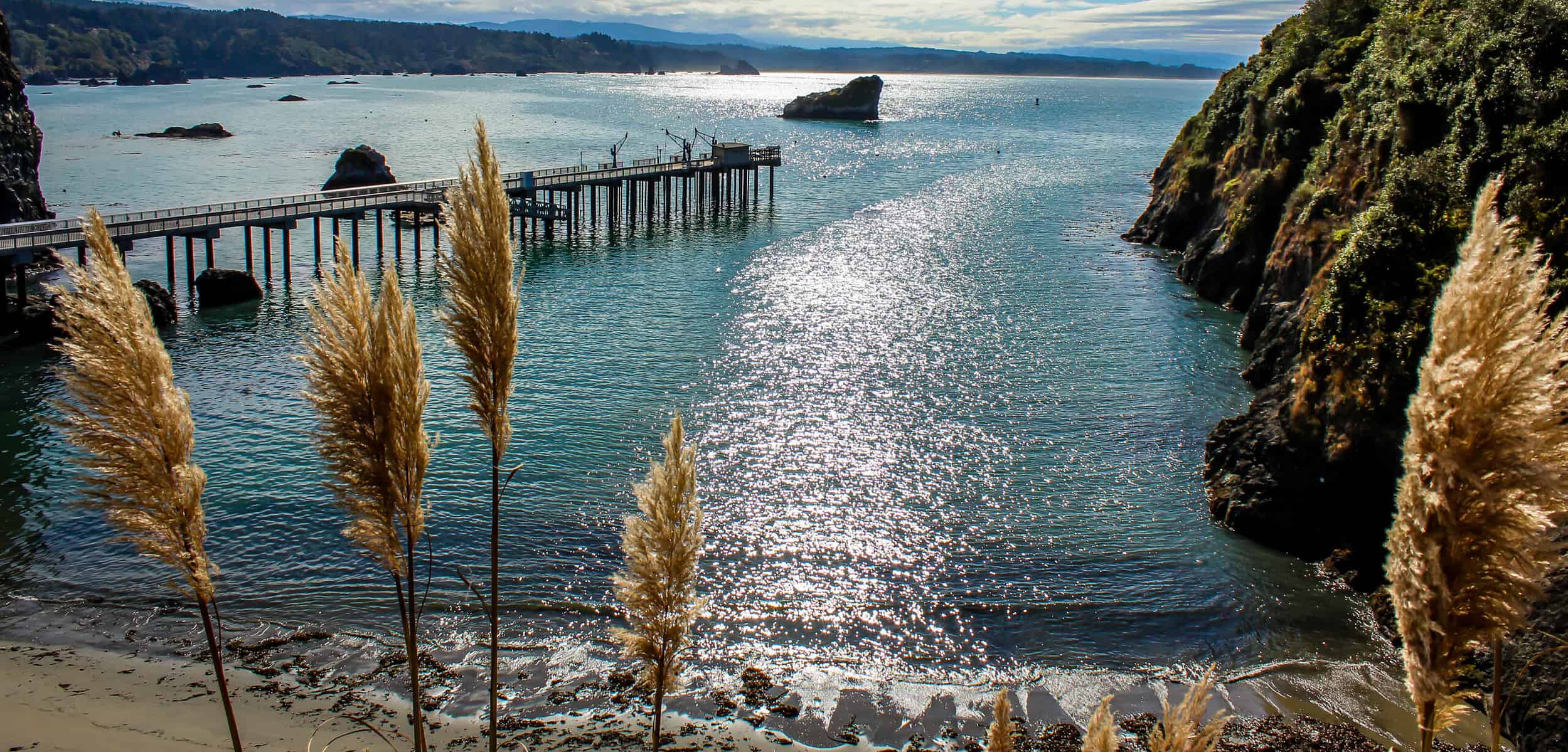 Trinidad Pier in Humboldt County