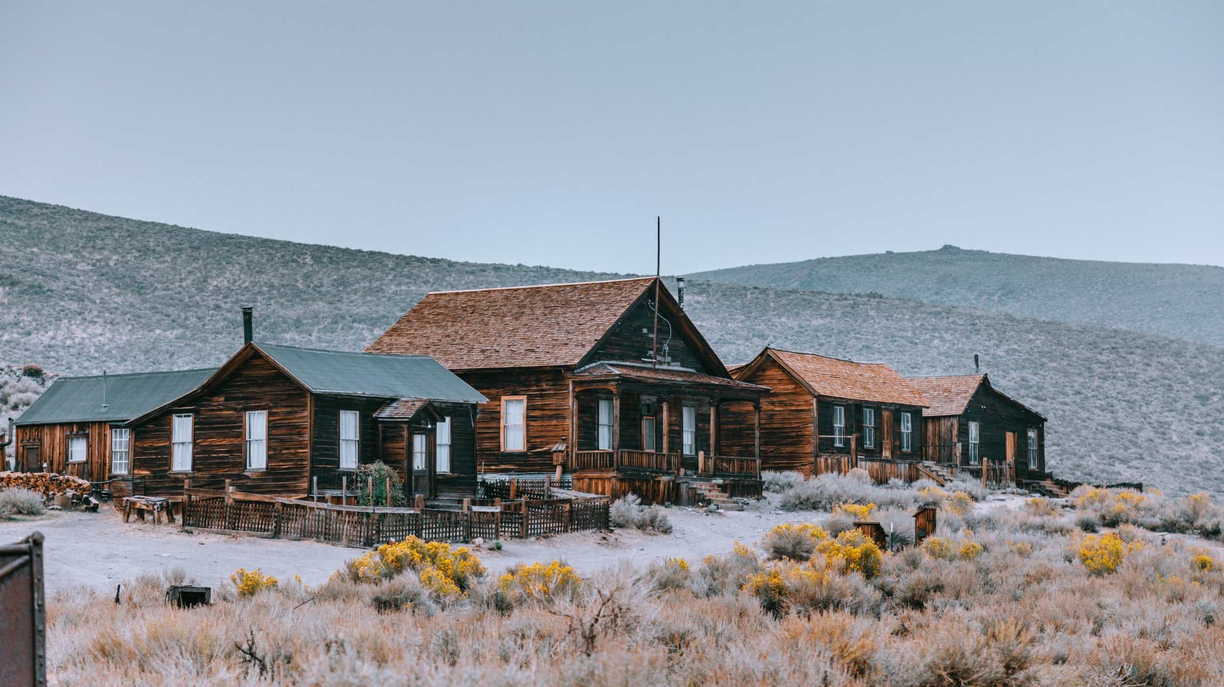 abandoned building in Bodie