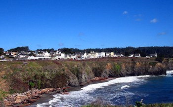 Mendocino coastline