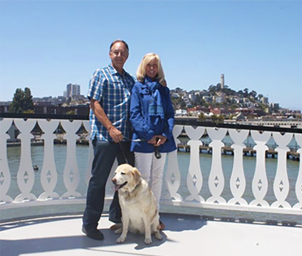 Dave, Roxanne and Kayla on the Hornblower