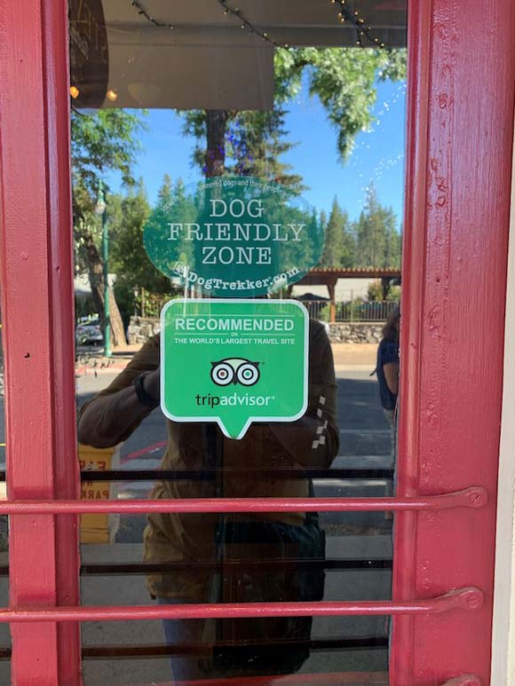 Front door of concord visitor center