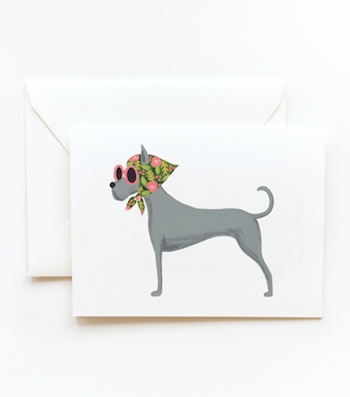 Great Dane Greeting Card