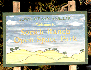 Sign at Sorich Park Trailhead