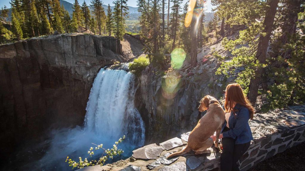 Mammoth Lakes waterfall